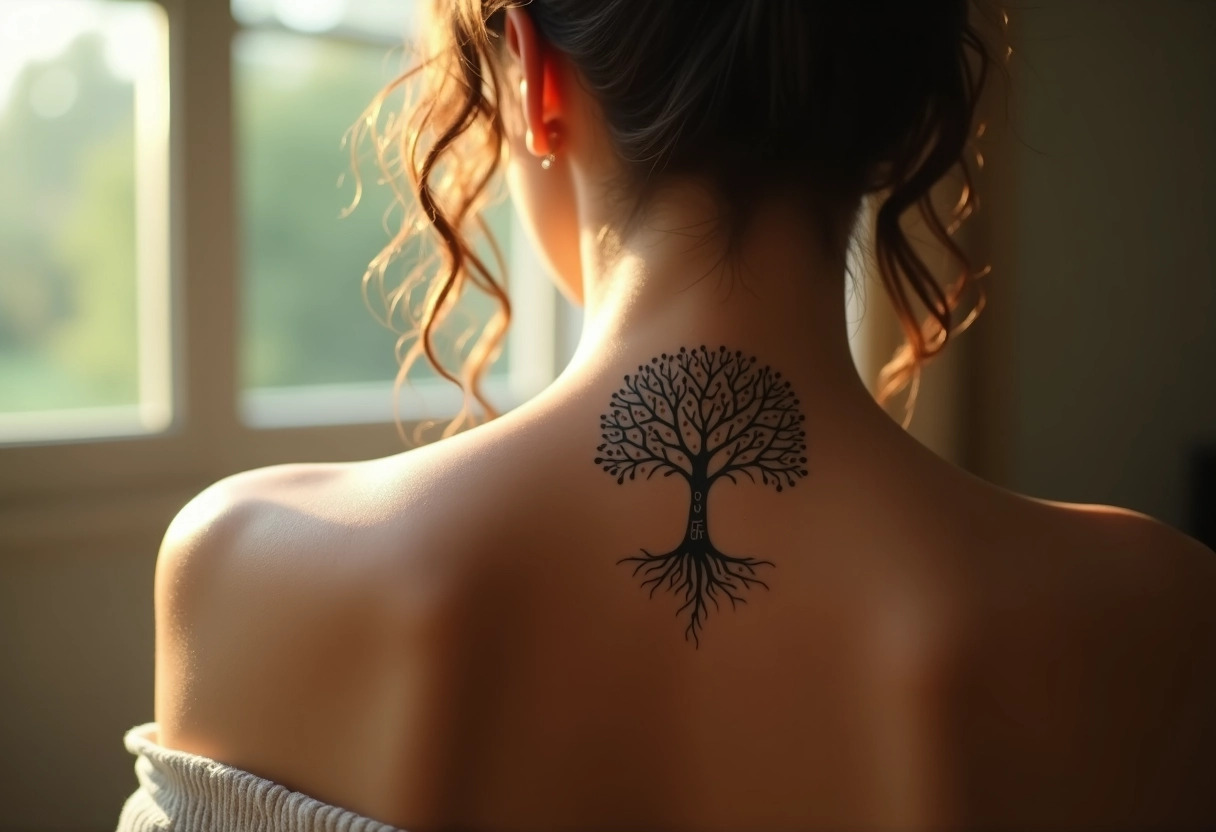 tatouage arbre