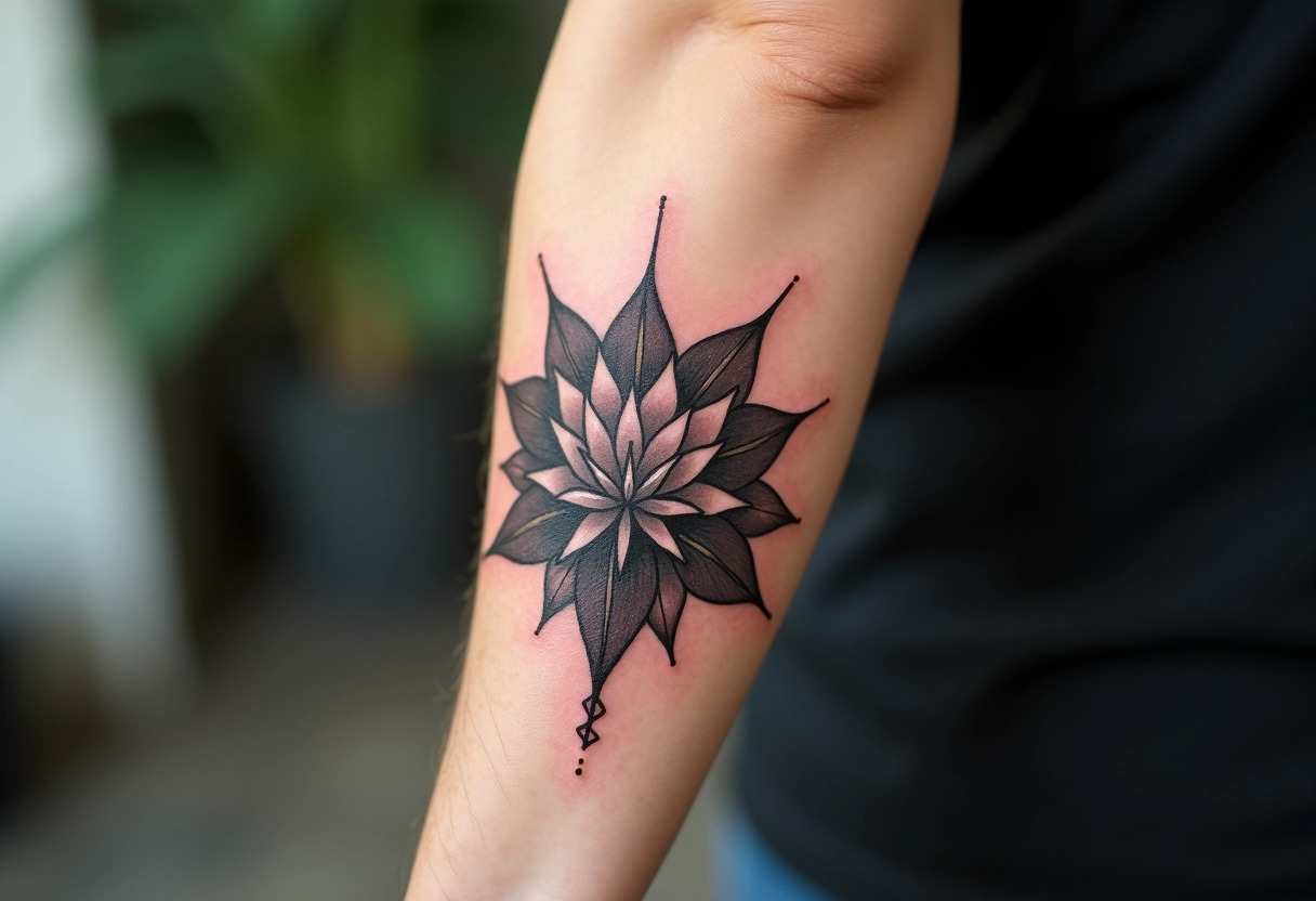 tatouage lotus