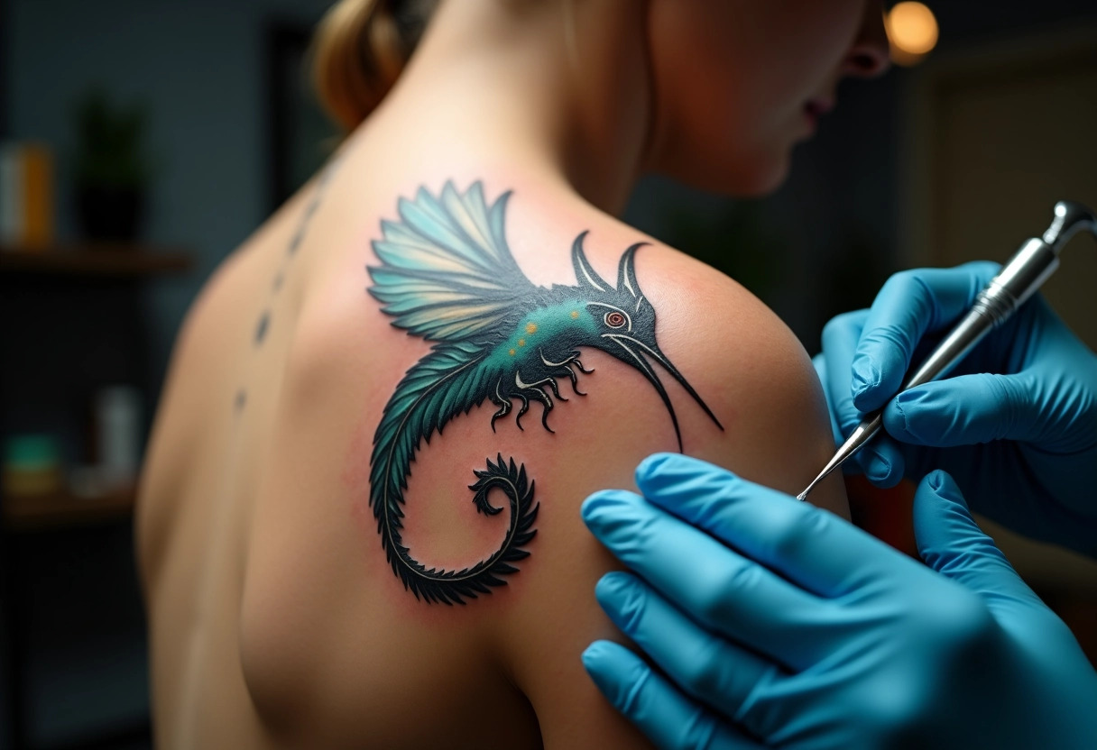 colibri tatouage